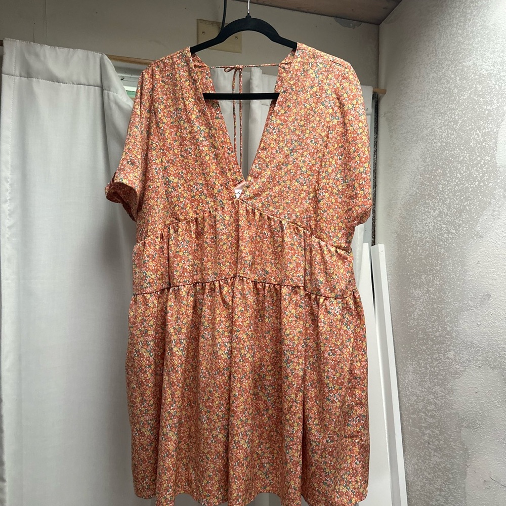 Petal & Pup Multicolor Floral Mini Dress